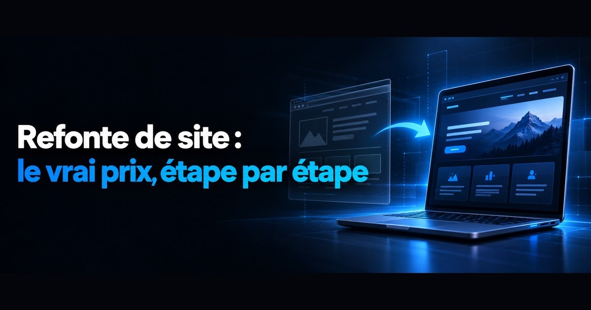 Refonte de site : le vrai prix, étape par étape — guide pour TPE et PME